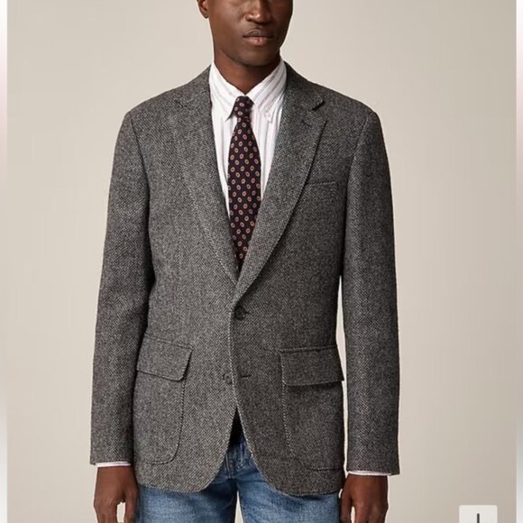J. Crew NWT Ludlow Slim Fit English Merino Wool Twill Single Breasted Blazer - Picture 1 of 6